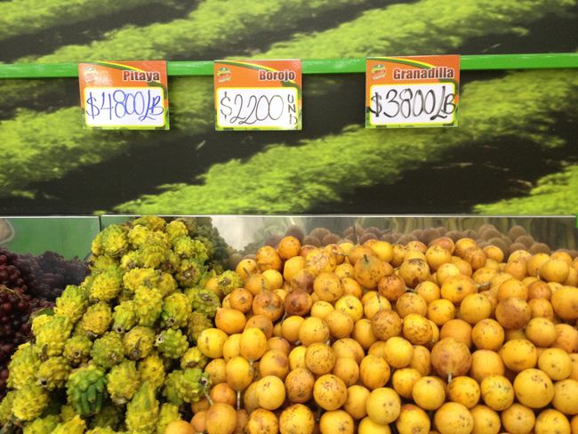 Das liebe ich an Kolumbien: eigene Obst- und Gemüsesupermärkte