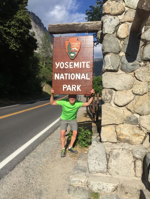 Entrance Yosemite National Park