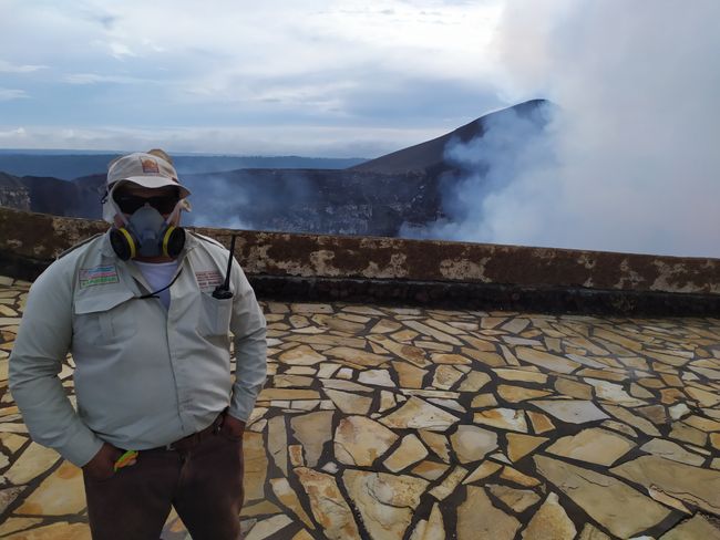 Lava in the Masaya volcano
