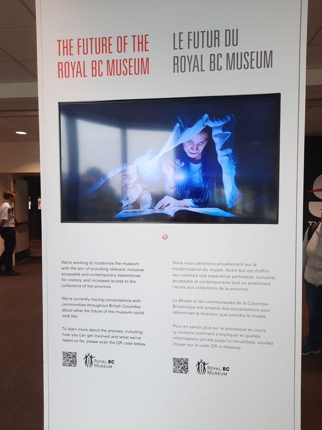 Ein Blick ins Royal British Columbia Museum in Victoria.
