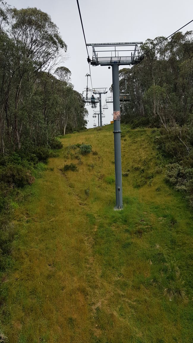 we ride the chairlift