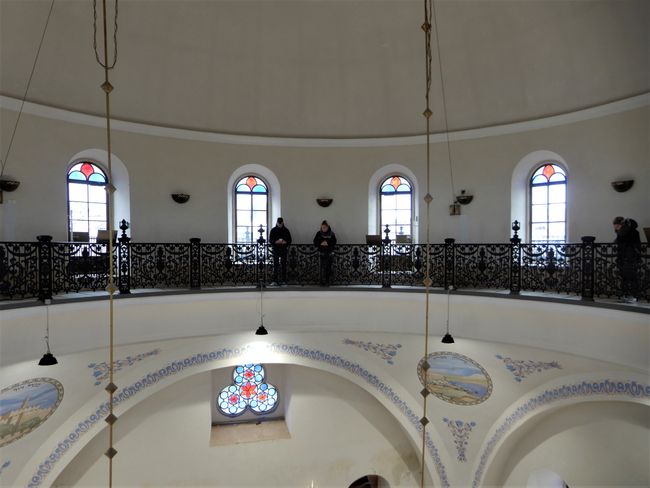 Inside the synagogue dome