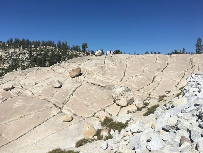 Big stones placed after a galcier melt