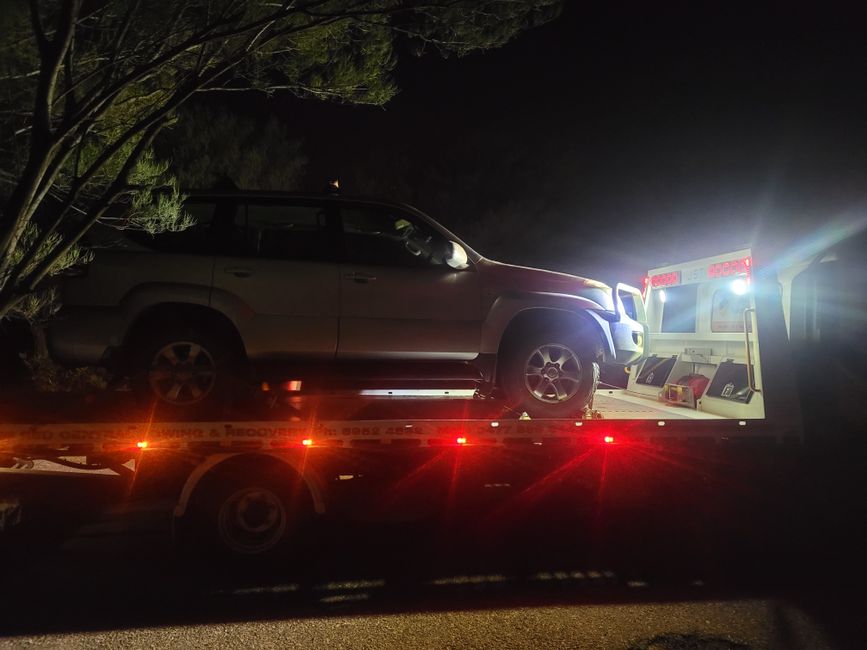 Transport back to Alice Springs