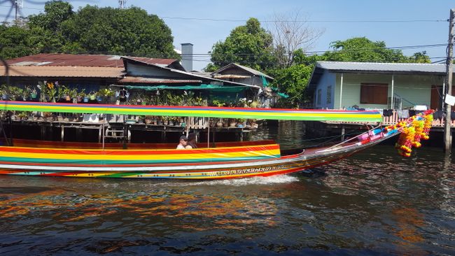 Bootsfahrt auf dem Khlong Bangkok Yai