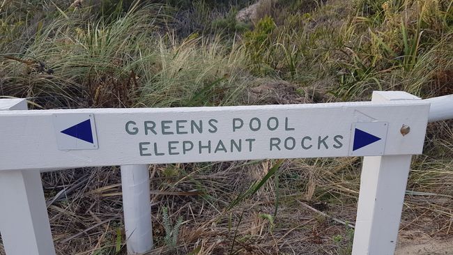Et ensuite vers les Elephant Rocks.