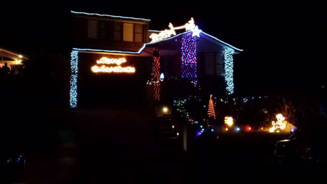 Another illuminated house