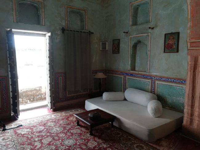 Our lovely room at Chobdar Haveli