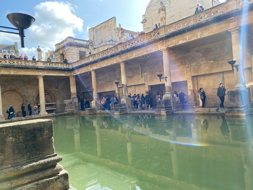 Bath mit römischen Thermen und Jane Austen Ausstellung