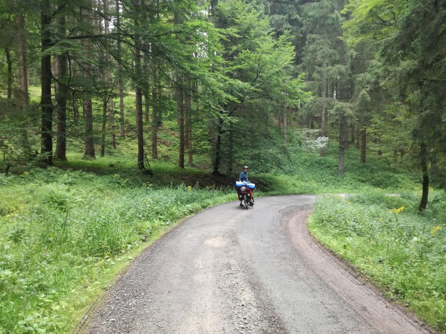 Day 9: The toughest stage - high up in the Thuringian Forest