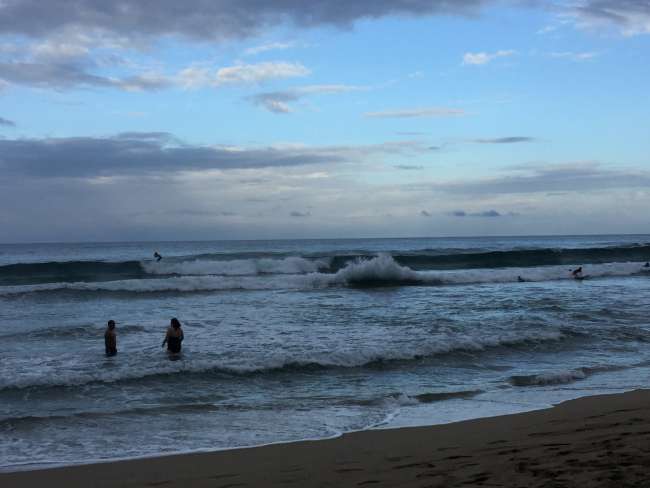 Nasty waves at Playa Cocles