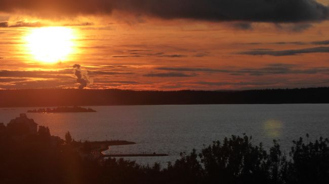 Sunset at Lake Onega