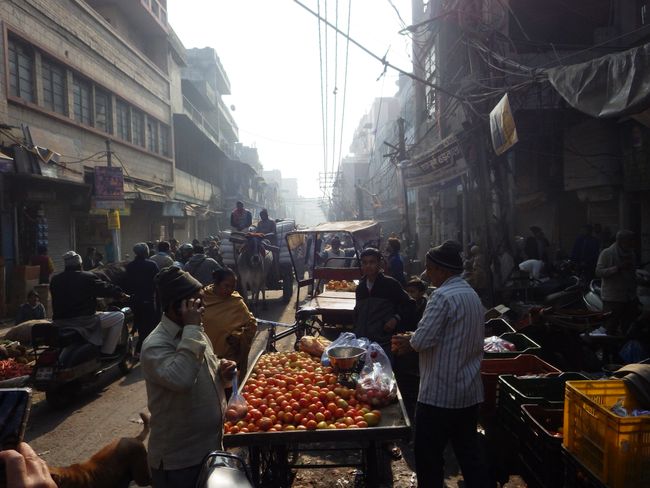 Vegetable market, Old Delhi