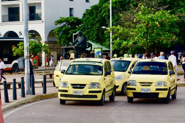 Exceptionally beautiful taxis