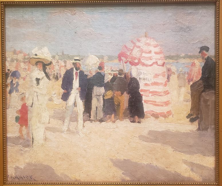  Vida Lahey, Beach umbrellas, 1933 