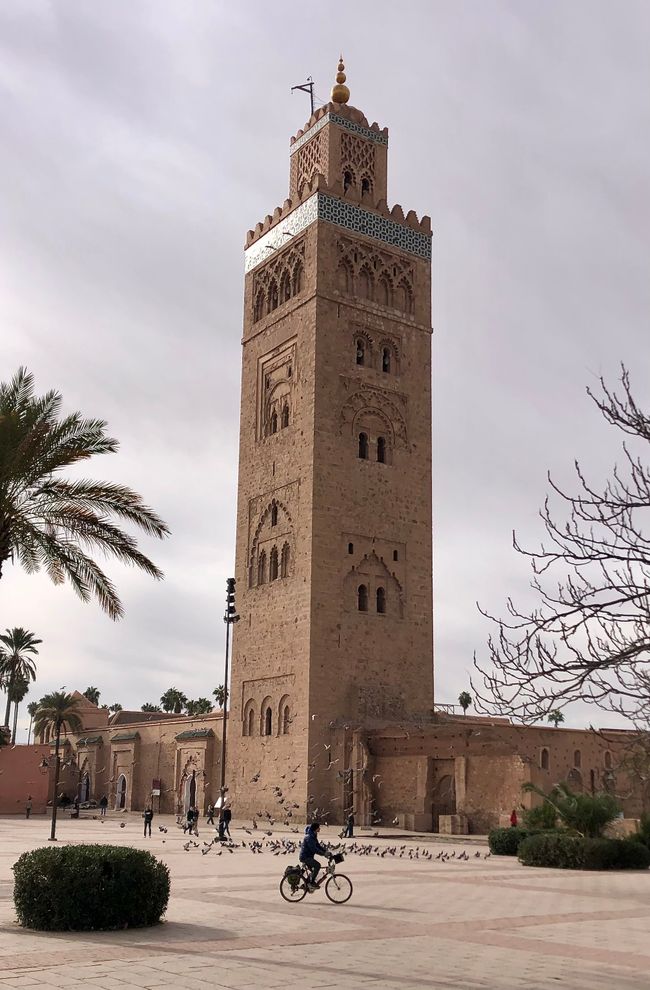 Die Koutoubia-Moschee ist das Wahrzeichen von Marrakech.