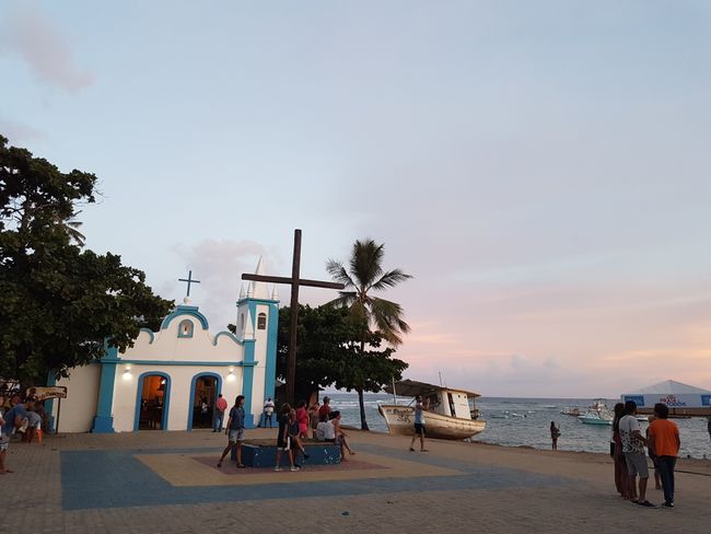 Kleine Kirche in Praia do forte