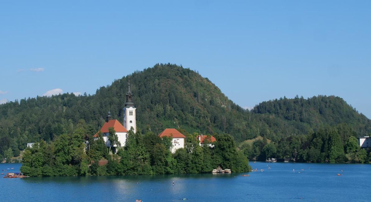 Lake Bled with island