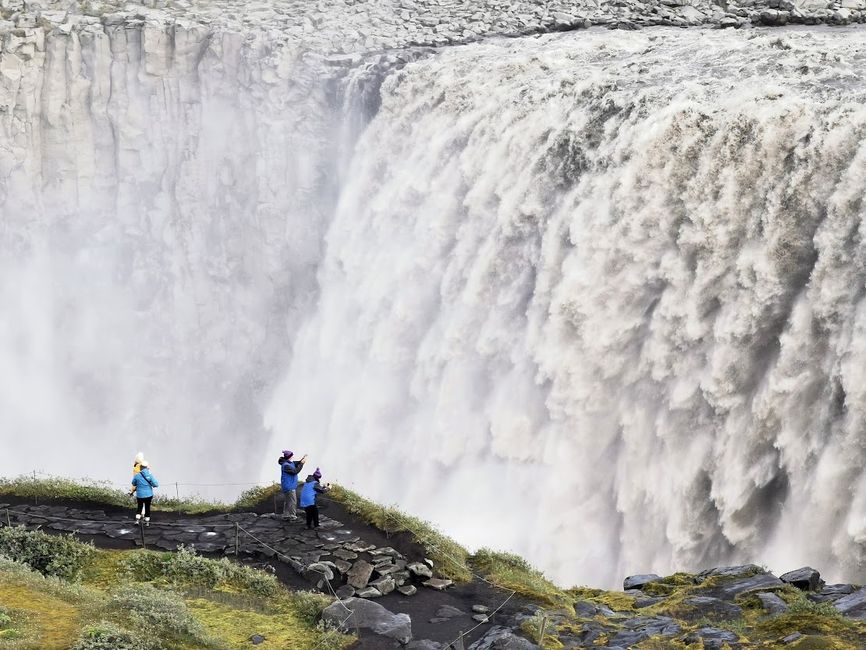 A glacier river feeds Europe's mightiest waterfall: Dettifoss