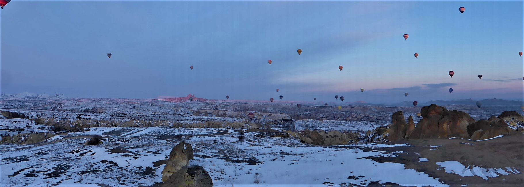 Hot air balloons over Göreme