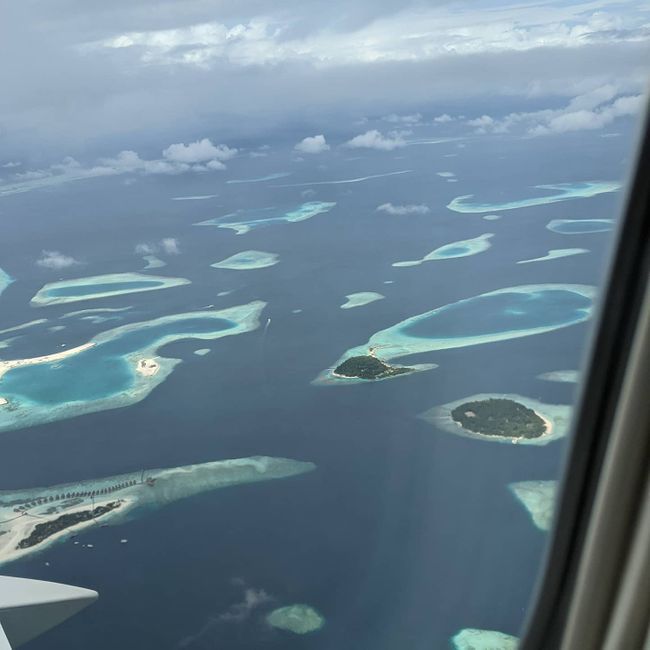 Ankunft auf den Malediven
