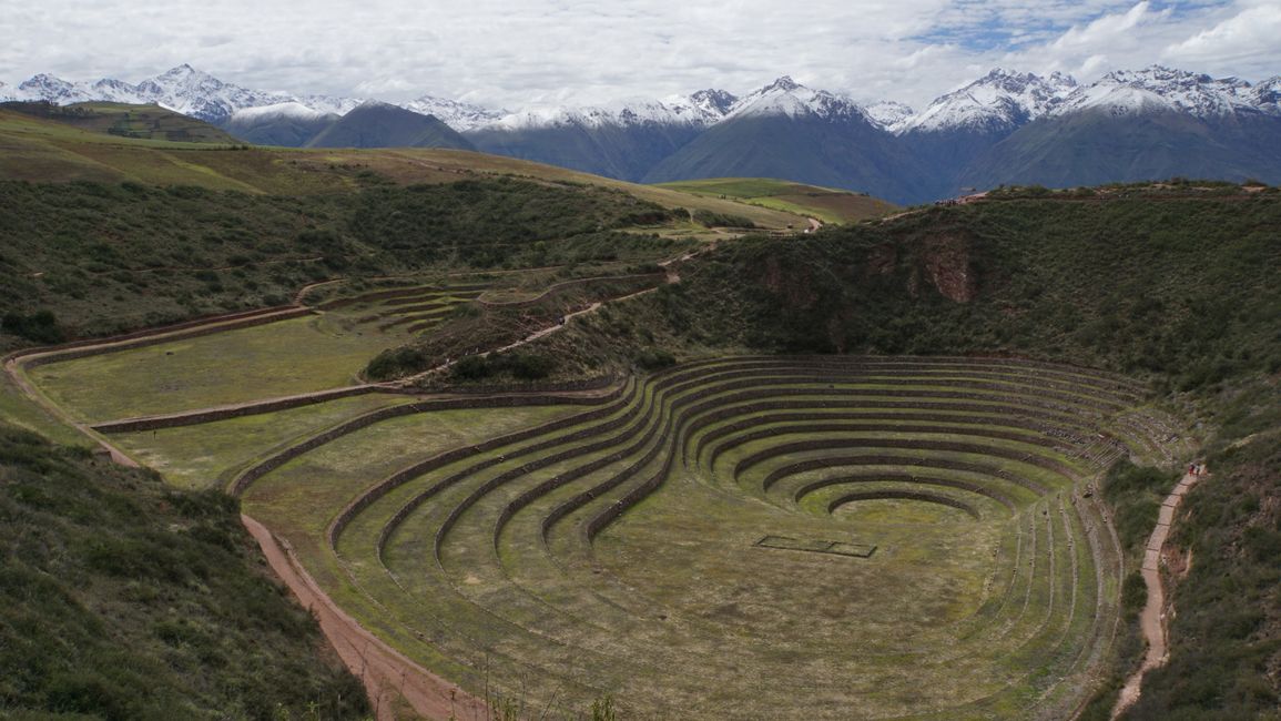Inca terraces in Moray