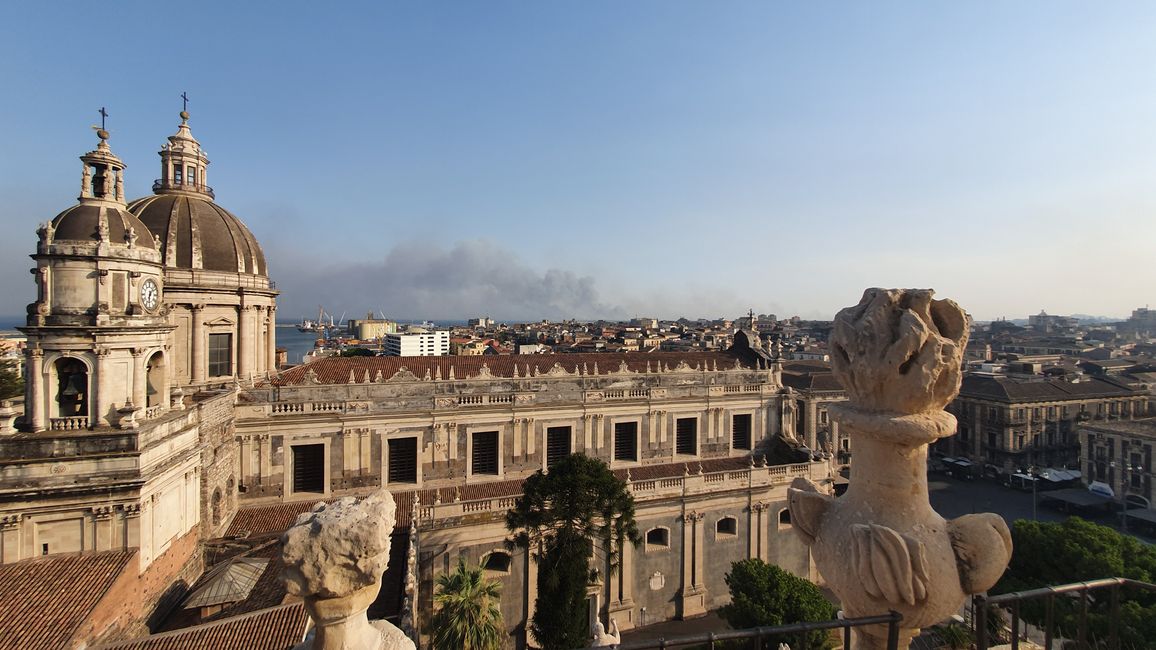 Waldbrand bei Catania 