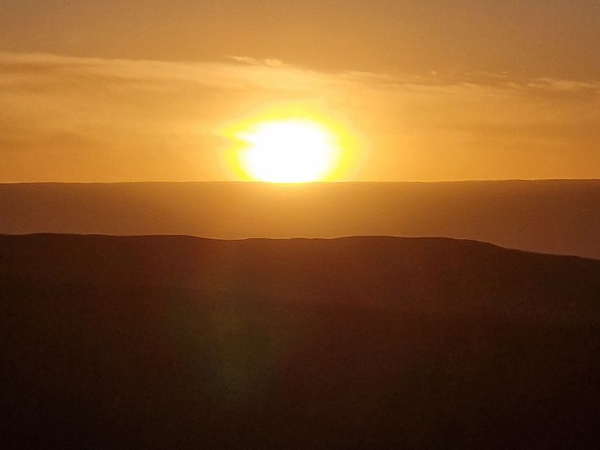 Sonnenuntergang über der Atacama