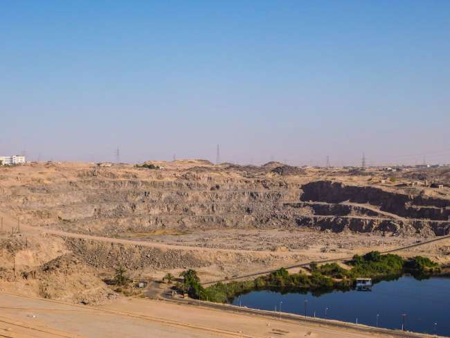 Asuan Staudamm mit Aussicht auf Nil