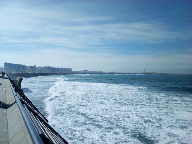 The Atlantic coast in Casablanca