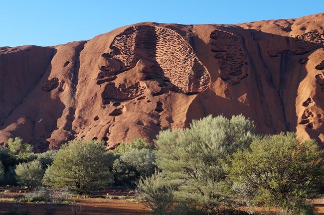Verwitterung am Uluru