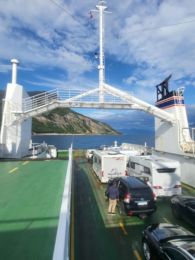 Car ferry in Norway
