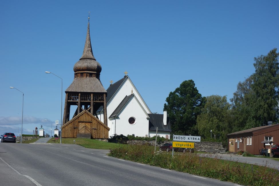 Frösön Kirche am St. Olafsweg
