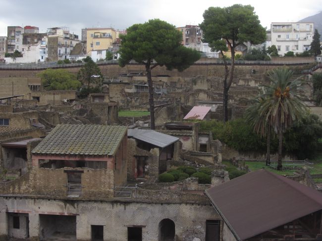 Herculaneum - the smaller city at Vesuvius