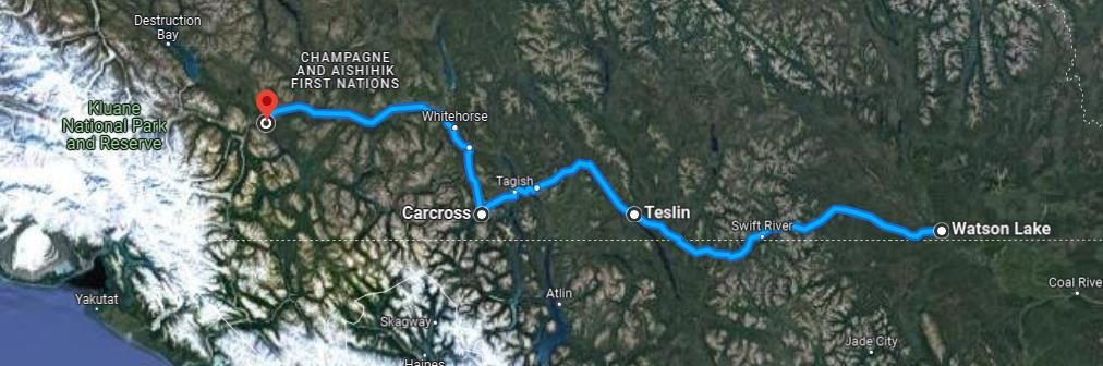 BLOG 10 - Alaska HWY from Watson Lake to Haines Junction