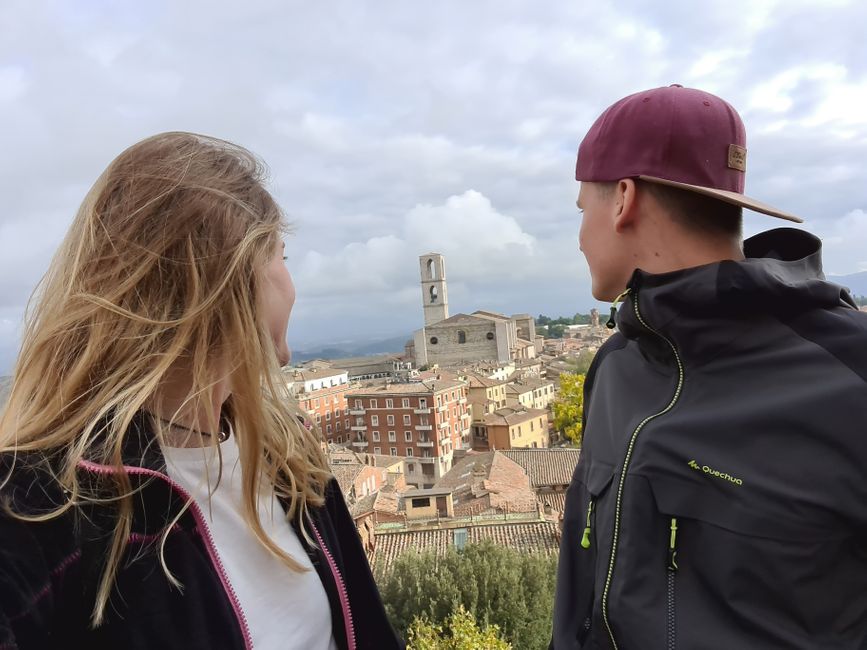 Über den Dächern von Perugia