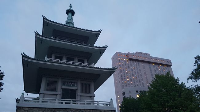 Tempel und Hotel