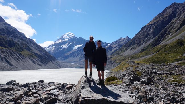 Hiking to Mount Cook