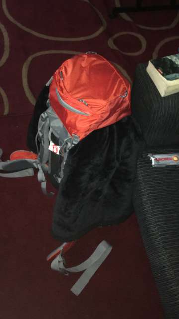 Mein Rucksack und die Geliebte kuscheldecke 