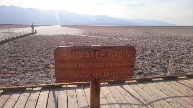 Badwater Basin and Las Vegas