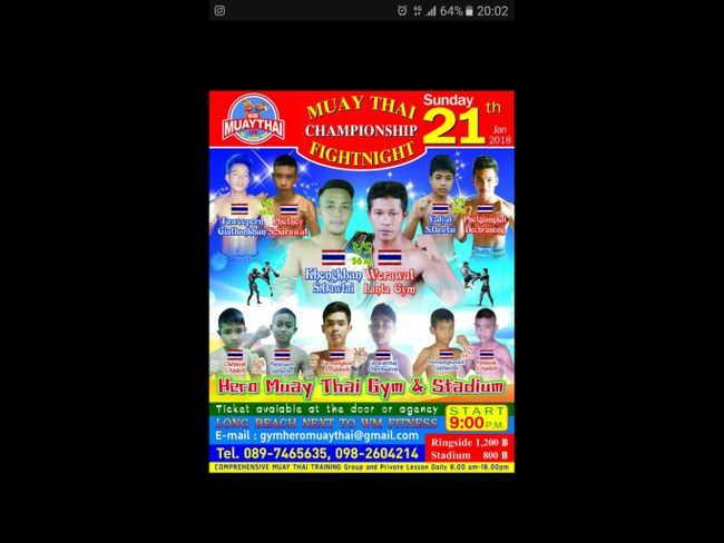 Muay Thai fight night
