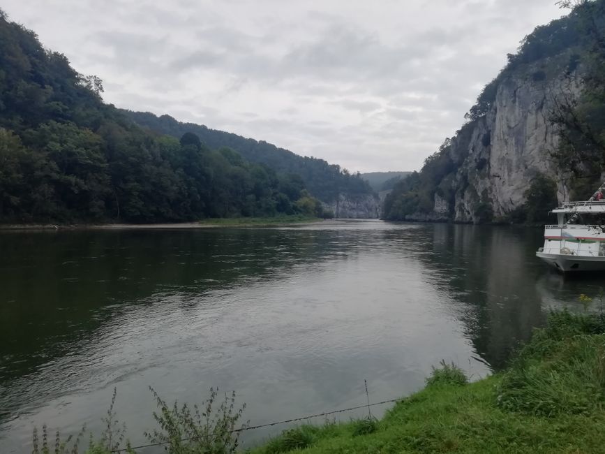 Beginn des Donaudurchbruchs bei Weltenburg