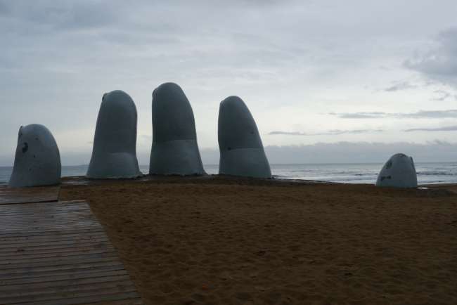 The coast of Uruguay