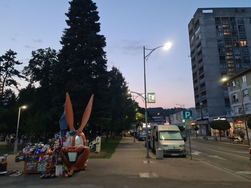 Wie fast alle Städte des Balkans erwachte Doboj auch erst abend zu Leben.