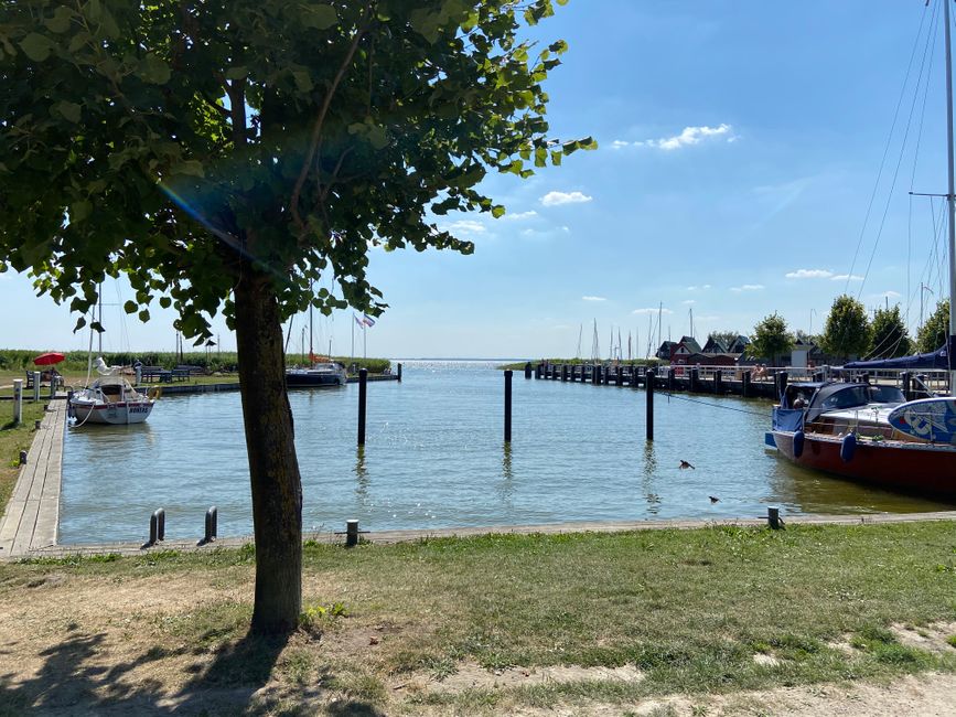 Ein Hafen an der Ostsee