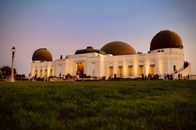 Evening visit to the Griffith Observatory