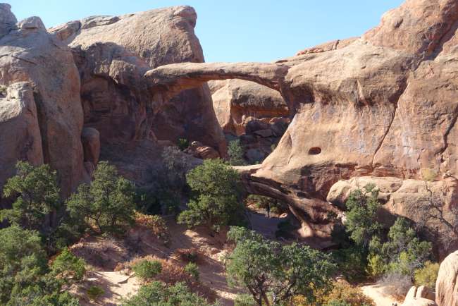 Front of the 'Double-O-Arch'