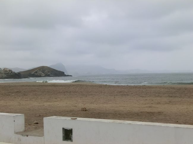 The beach of Punta Negra