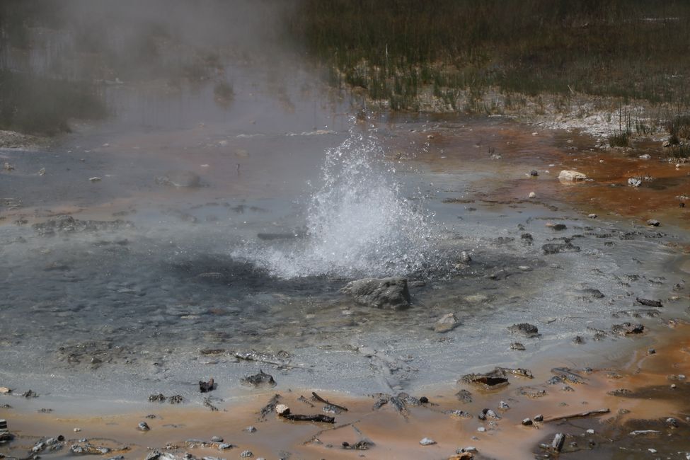 Welcome to the stove plate of the Earth - Yellowstone National Park