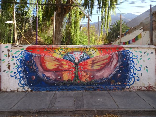 Graffiti in Valle de Elqui